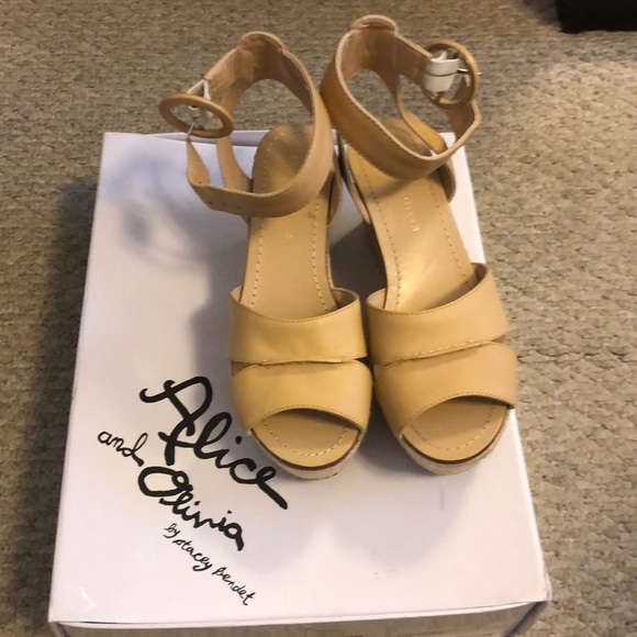 Alice + Olivia Shoes - Alice and Olivia Wedge Sandals